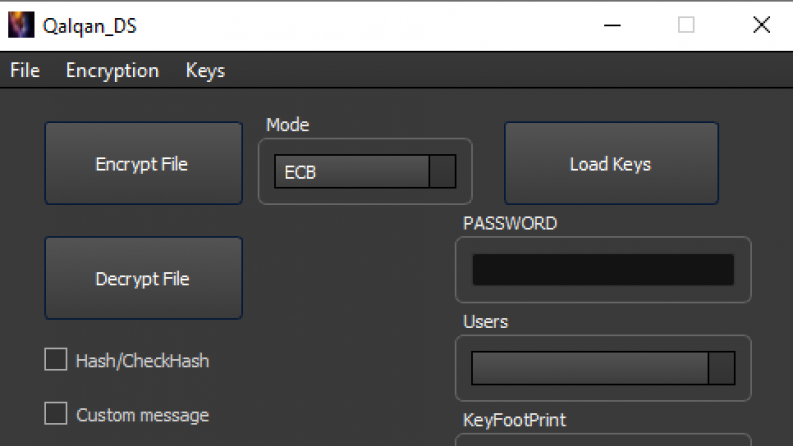 AP06851287 &ndash; Development of a block symmetric encryption algorithm