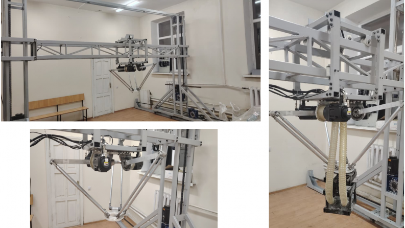 AP19679899 &mdash; Автобетонсорғы негізіндегі құрылыс 3Д принтерінің ауытқуларын компенсациялайтын және баспа бастиекті позициялайтын манипуляторды зерттеп жобалау