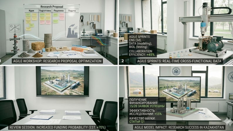 AP26103501 &ndash; Қазақстанның ұлттық жоғары оқу орындарының ғылыми-зерттеу қызметіне жобалық басқарудың модельдерін, әдістері мен артефактілерін дайындау және интеграциялау