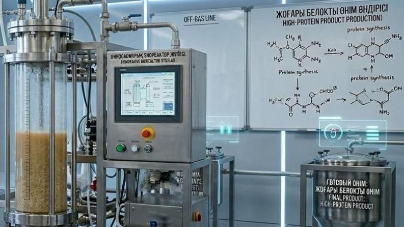 AP22685298 &ndash; Development of technology for the bioconversion of methane into a high-protein product in an innovative bioreactor